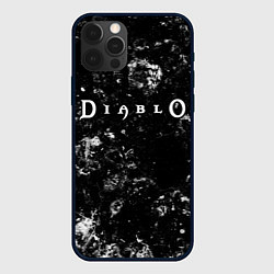 Чехол для iPhone 12 Pro Max Diablo black ice, цвет: 3D-черный