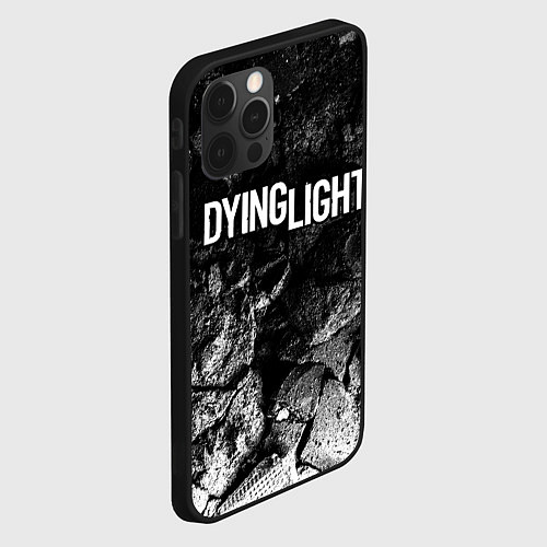 Чехол iPhone 12 Pro Max Dying Light black graphite / 3D-Черный – фото 2