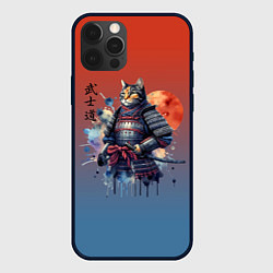 Чехол для iPhone 12 Pro Max Кот самурай - бусидо, цвет: 3D-черный