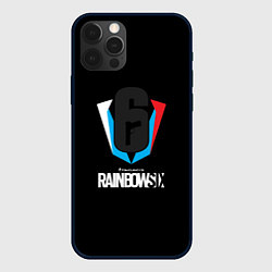 Чехол для iPhone 12 Pro Max Rainbow six шутер, цвет: 3D-черный