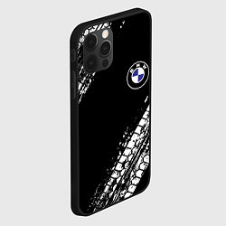 Чехол для iPhone 12 Pro Max BMW : автомобильные текстуры шин, цвет: 3D-черный — фото 2