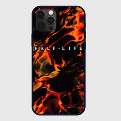 Чехол для iPhone 12 Pro Max Half-Life red lava, цвет: 3D-черный