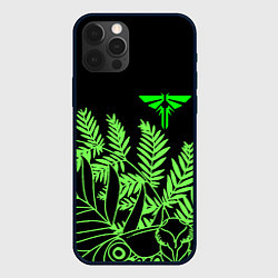 Чехол для iPhone 12 Pro Max The Last of Us acid logo, цвет: 3D-черный