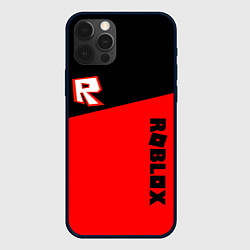 Чехол для iPhone 12 Pro Max Roblox geometry red, цвет: 3D-черный