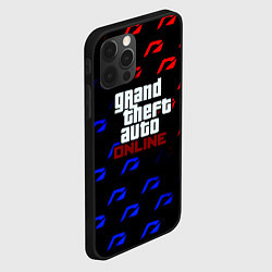 Чехол для iPhone 12 Pro Max NFS x GTA pattern, цвет: 3D-черный — фото 2