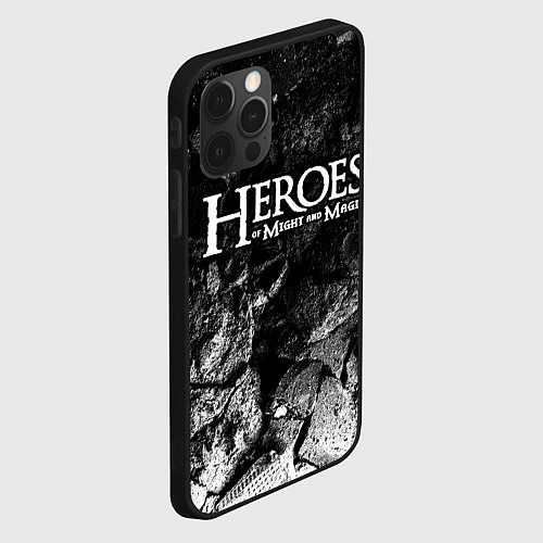 Чехол iPhone 12 Pro Max Heroes of Might and Magic black graphite / 3D-Черный – фото 2