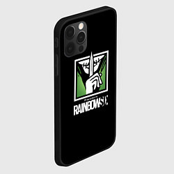 Чехол для iPhone 12 Pro Max Rainbow six шутер онлайн, цвет: 3D-черный — фото 2