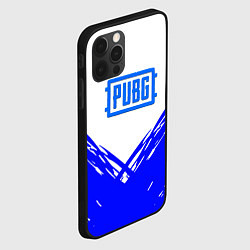 Чехол для iPhone 12 Pro Max PUBG синие краски, цвет: 3D-черный — фото 2