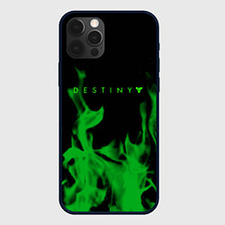 Чехол для iPhone 12 Pro Max Destiny fire green, цвет: 3D-черный