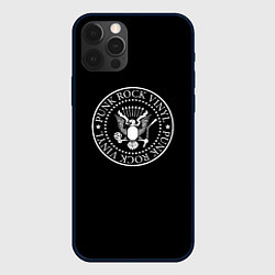 Чехол для iPhone 12 Pro Max Ramones logo rock, цвет: 3D-черный