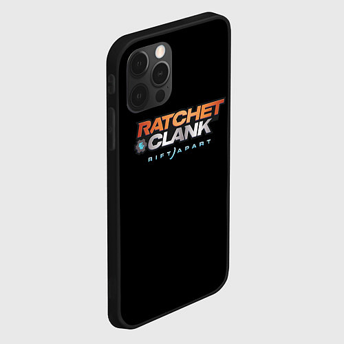 Чехол iPhone 12 Pro Max Ретчет и Кленк / 3D-Черный – фото 2