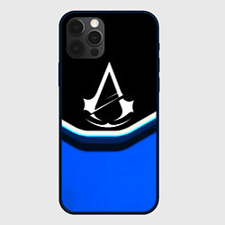 Чехол для iPhone 12 Pro Max Assassins Creed logo abstergo, цвет: 3D-черный