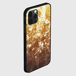 Чехол для iPhone 12 Pro Max Абстракция - yellow sad weather, цвет: 3D-черный — фото 2