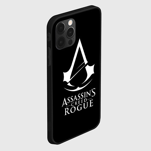 Чехол iPhone 12 Pro Max Assassins Creed rogue / 3D-Черный – фото 2