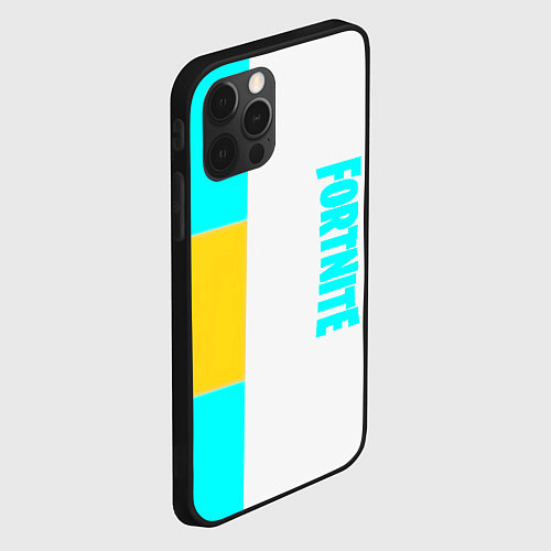 Чехол iPhone 12 Pro Max Fortnite geometry color / 3D-Черный – фото 2