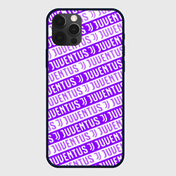 Чехол для iPhone 12 Pro Max Juventus pattern, цвет: 3D-черный
