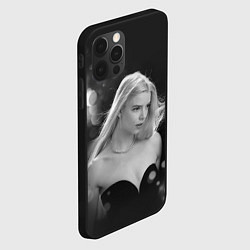 Чехол для iPhone 12 Pro Max Actress - Anya Taylor - Joy, цвет: 3D-черный — фото 2