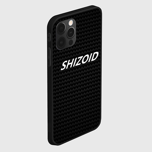 Чехол iPhone 12 Pro Max Шизоид мем / 3D-Черный – фото 2