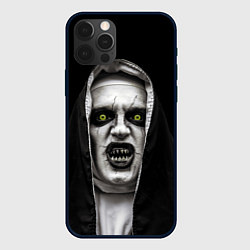 Чехол для iPhone 12 Pro Max Ужасная монашка, цвет: 3D-черный