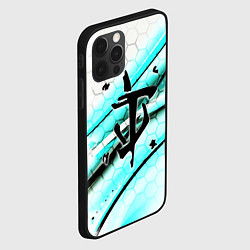 Чехол для iPhone 12 Pro Max Doom logo палач, цвет: 3D-черный — фото 2