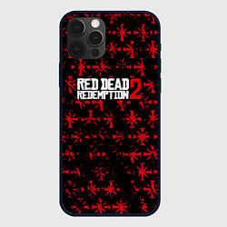 Чехол для iPhone 12 Pro Max Red dead redemption x farcry pattern, цвет: 3D-черный