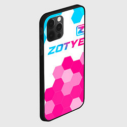 Чехол для iPhone 12 Pro Max Zotye neon gradient style посередине, цвет: 3D-черный — фото 2