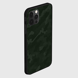 Чехол для iPhone 12 Pro Max Камуфляж тёмный, цвет: 3D-черный — фото 2