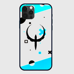 Чехол для iPhone 12 Pro Max Quake game pattern, цвет: 3D-черный