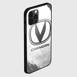 Чехол для iPhone 12 Pro Max Changan - white gradient, цвет: 3D-черный — фото 2