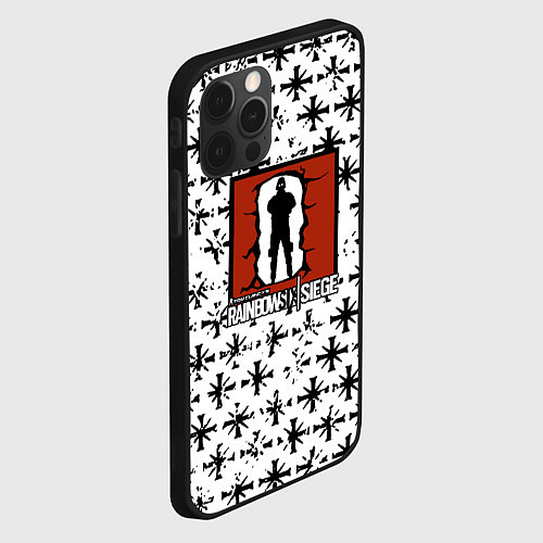 Чехол iPhone 12 Pro Max Rainbow six x farcry / 3D-Черный – фото 2