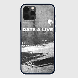 Чехол для iPhone 12 Pro Max Date A Live - grey gradient посередине, цвет: 3D-черный