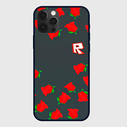 Чехол для iPhone 12 Pro Max Roblox rose, цвет: 3D-черный