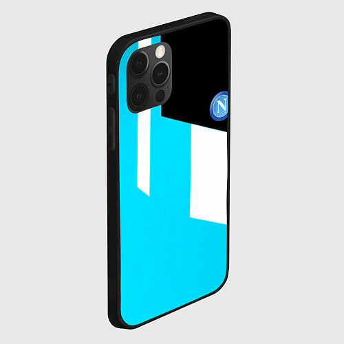 Чехол iPhone 12 Pro Max Napoli geometry fc / 3D-Черный – фото 2