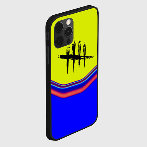 Чехол iPhone 12 Pro Max Dead by Daylight horror game / 3D-Черный – фото 2