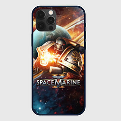 Чехол для iPhone 12 Pro Max Warhammer 40000 space marine 2, цвет: 3D-черный