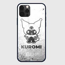 Чехол для iPhone 12 Pro Max Kuromi - white gradient, цвет: 3D-черный