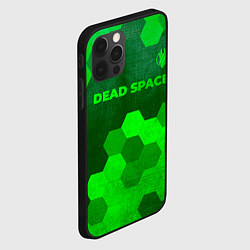 Чехол для iPhone 12 Pro Max Dead Space - green gradient посередине, цвет: 3D-черный — фото 2