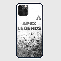 Чехол для iPhone 12 Pro Max Apex Legends - white gradient посередине, цвет: 3D-черный