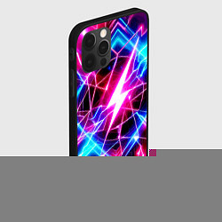 Чехол для iPhone 12 Pro Max Lightning - neon fantasy, цвет: 3D-черный — фото 2