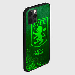 Чехол для iPhone 12 Pro Max Aston Villa - green gradient, цвет: 3D-черный — фото 2