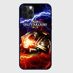 Чехол для iPhone 12 Pro Max Warhammer 40000 space marine 2, цвет: 3D-черный