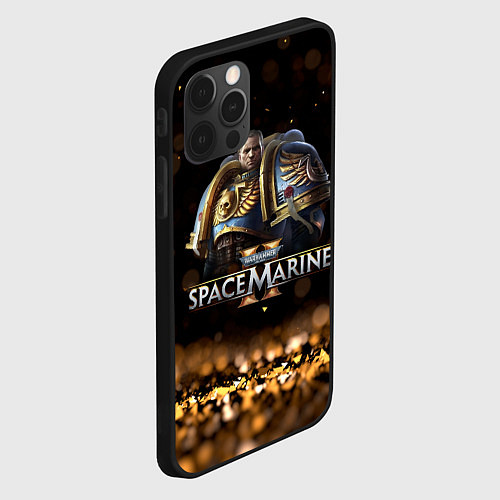 Чехол iPhone 12 Pro Max Captain Titus Warhammer 40000 space marine 2 / 3D-Черный – фото 2