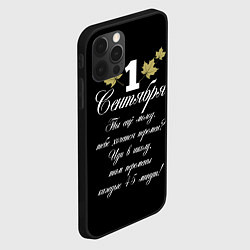 Чехол для iPhone 12 Pro Max 1 сентября - хочется перемен, цвет: 3D-черный — фото 2