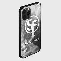 Чехол для iPhone 12 Pro Max Sally Face - grey gradient, цвет: 3D-черный — фото 2