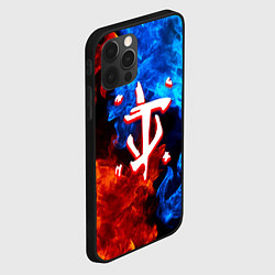 Чехол для iPhone 12 Pro Max Doom битва огней, цвет: 3D-черный — фото 2