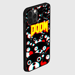 Чехол для iPhone 12 Pro Max Doom anime, цвет: 3D-черный — фото 2