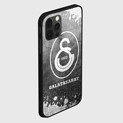 Чехол для iPhone 12 Pro Max Galatasaray - grey gradient, цвет: 3D-черный — фото 2