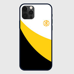 Чехол для iPhone 12 Pro Max Сокрушу пред ним врагов его малая желтая хризма Ни, цвет: 3D-черный