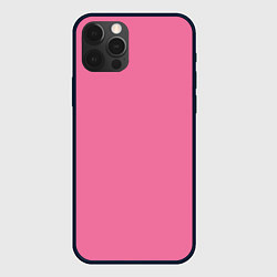 Чехол для iPhone 12 Pro Max Эмоция стыда - розовый, цвет: 3D-черный