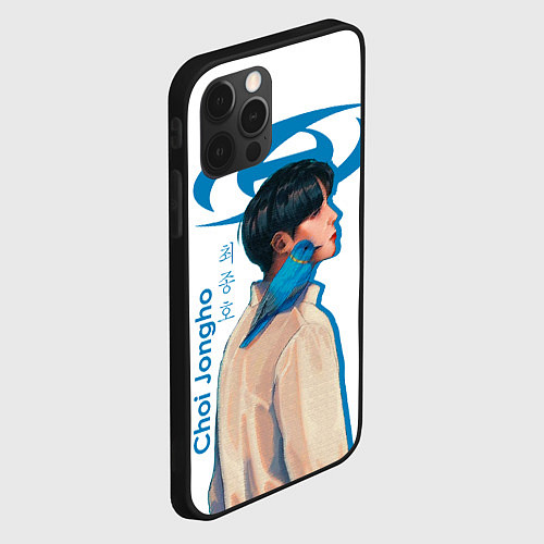 Чехол iPhone 12 Pro Max Ateez Choi Jongho / 3D-Черный – фото 2